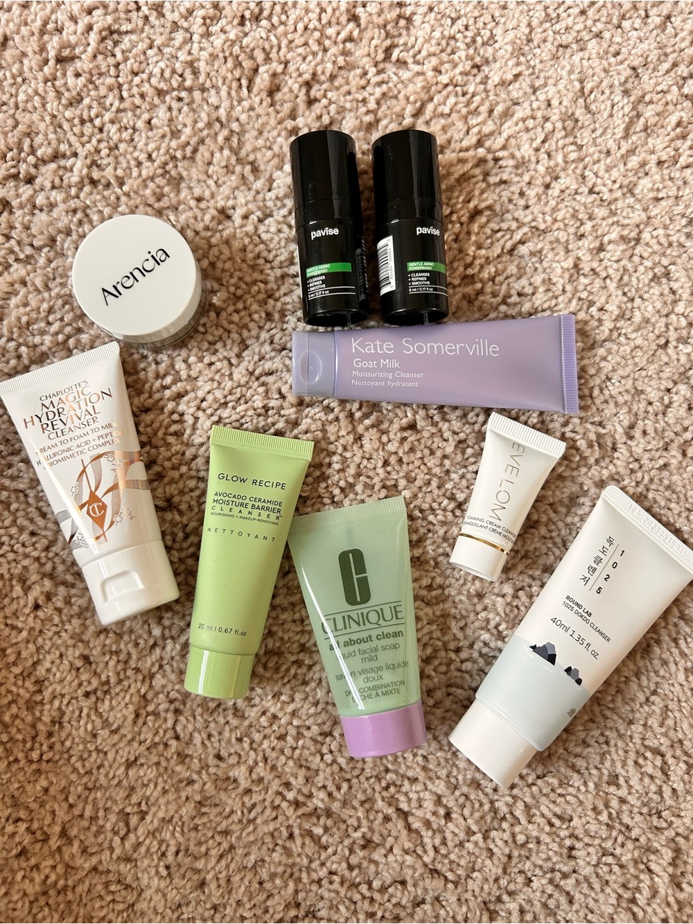 9 pc facial cleanser bundle